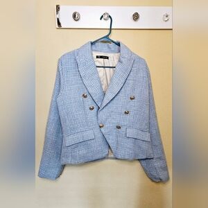Lady Jacket light Blue runs small fits like a M , Size L